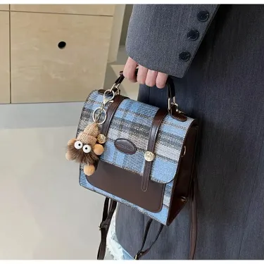 Girls Retro Fashion Casual Shoulder Backpacks